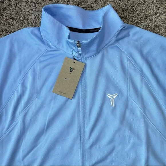 Nike Mamba Kobe Bryant Full Zip Jacket Mens Large Light Blue Dri-Fit HJ8097-422 - Picture 3 of 11
